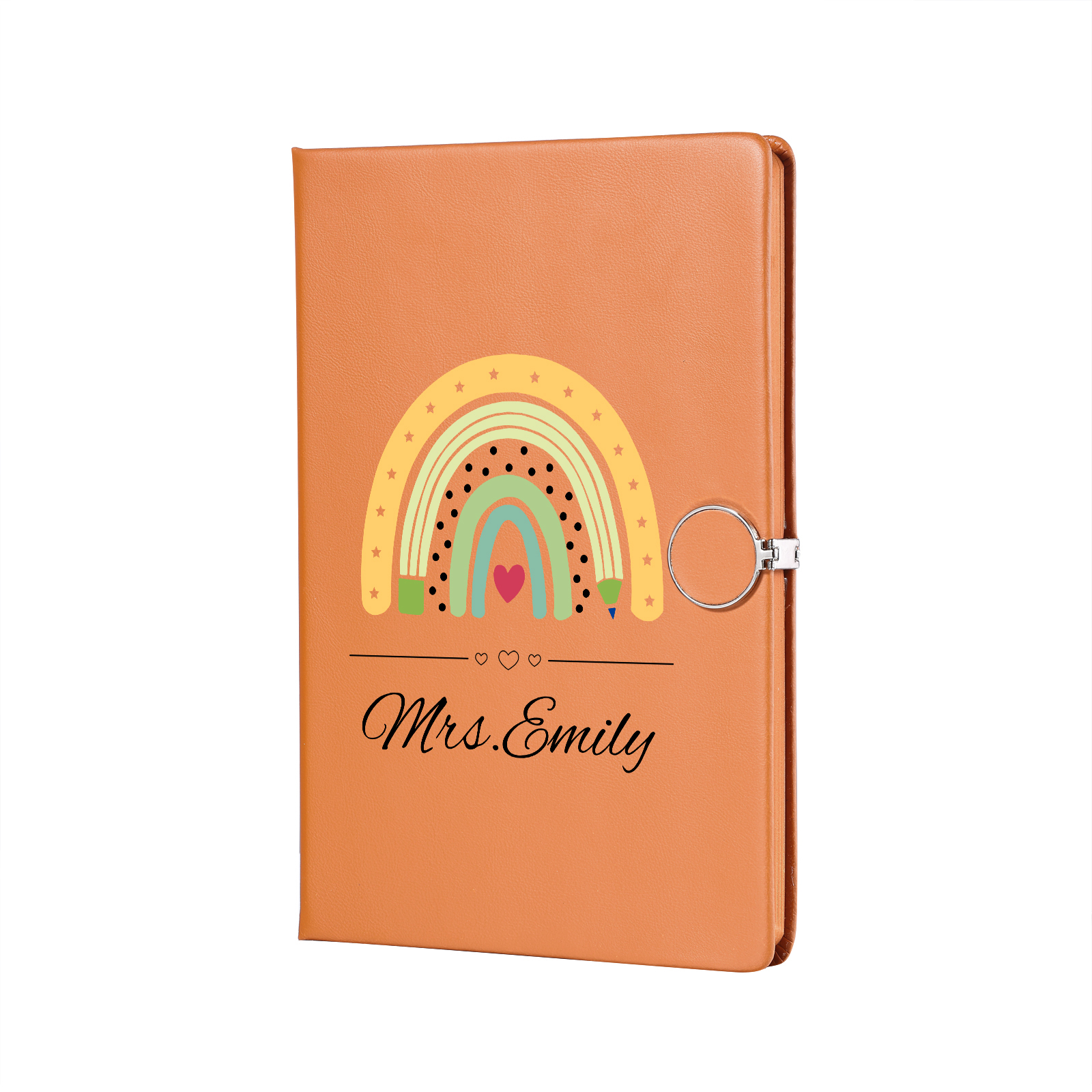 Personalised Rainbow A5 Notebook Gift Set with Name – Thoughtful Stationery Present | Jessemade