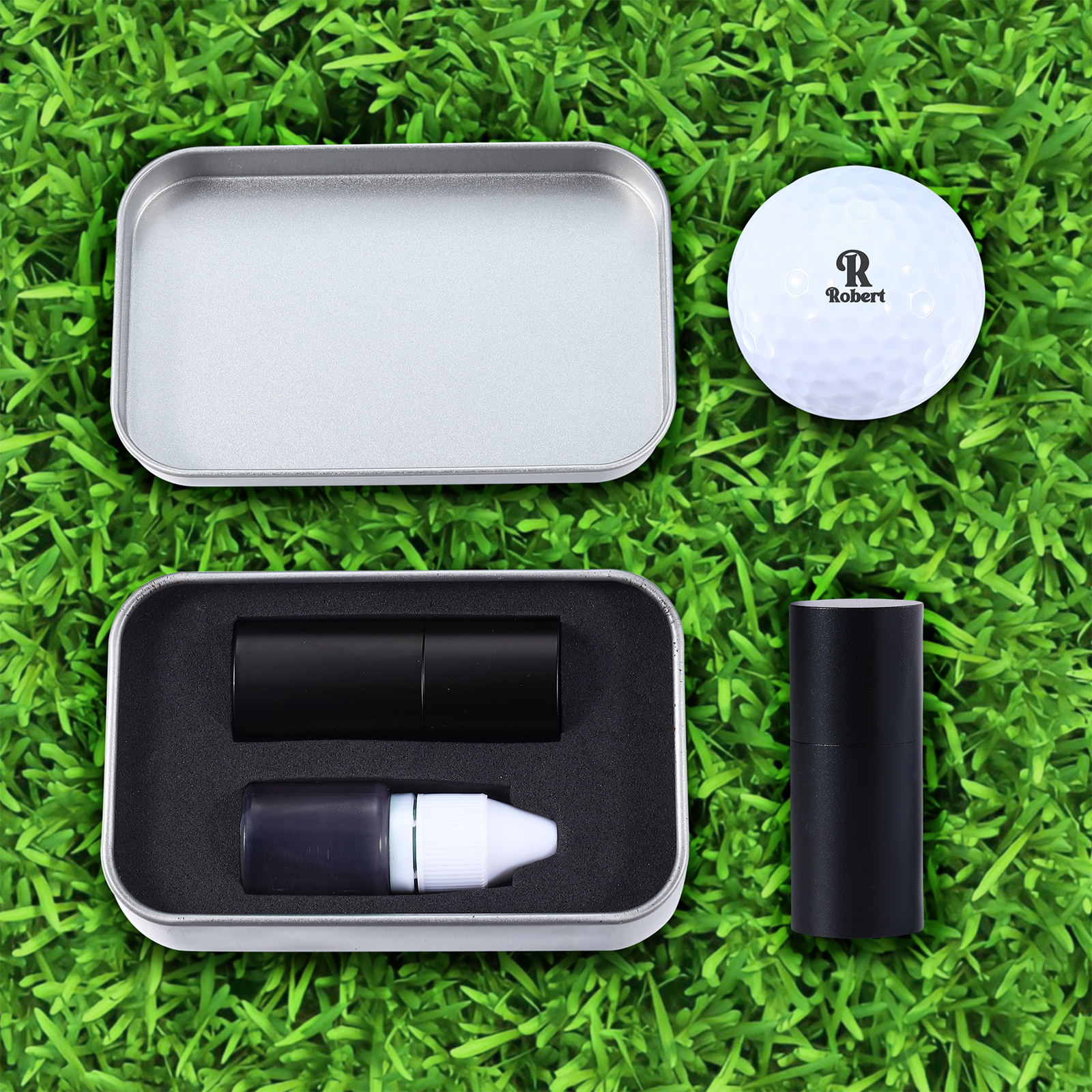 Personalised Golf Ball Stamp – Custom Name & Icon | Jessemade