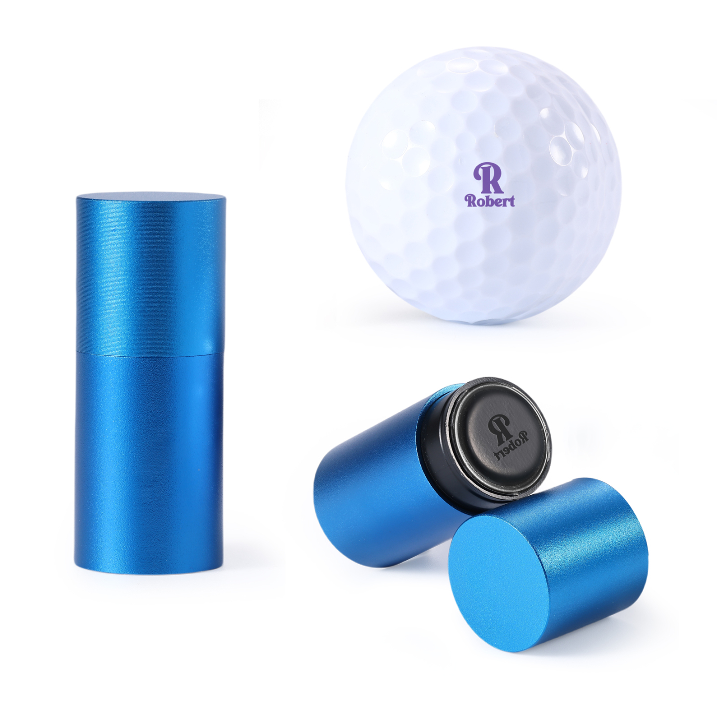 Personalised Golf Ball Stamp – Custom Name & Icon | Jessemade