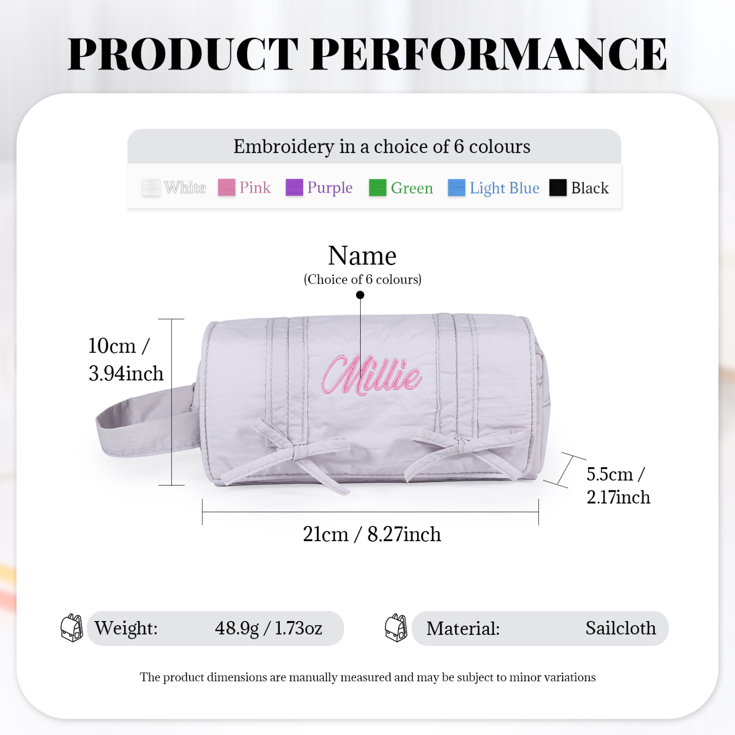 1 Name Personalised Pencil Case for Kids - Back to School Gift | Jessemade