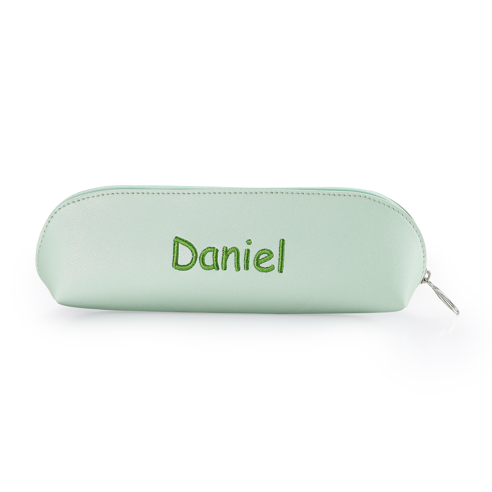 1 Name Personalised Pencil Case for Girls & Boys – PU Leather with Custom Embroidery | Jessemade