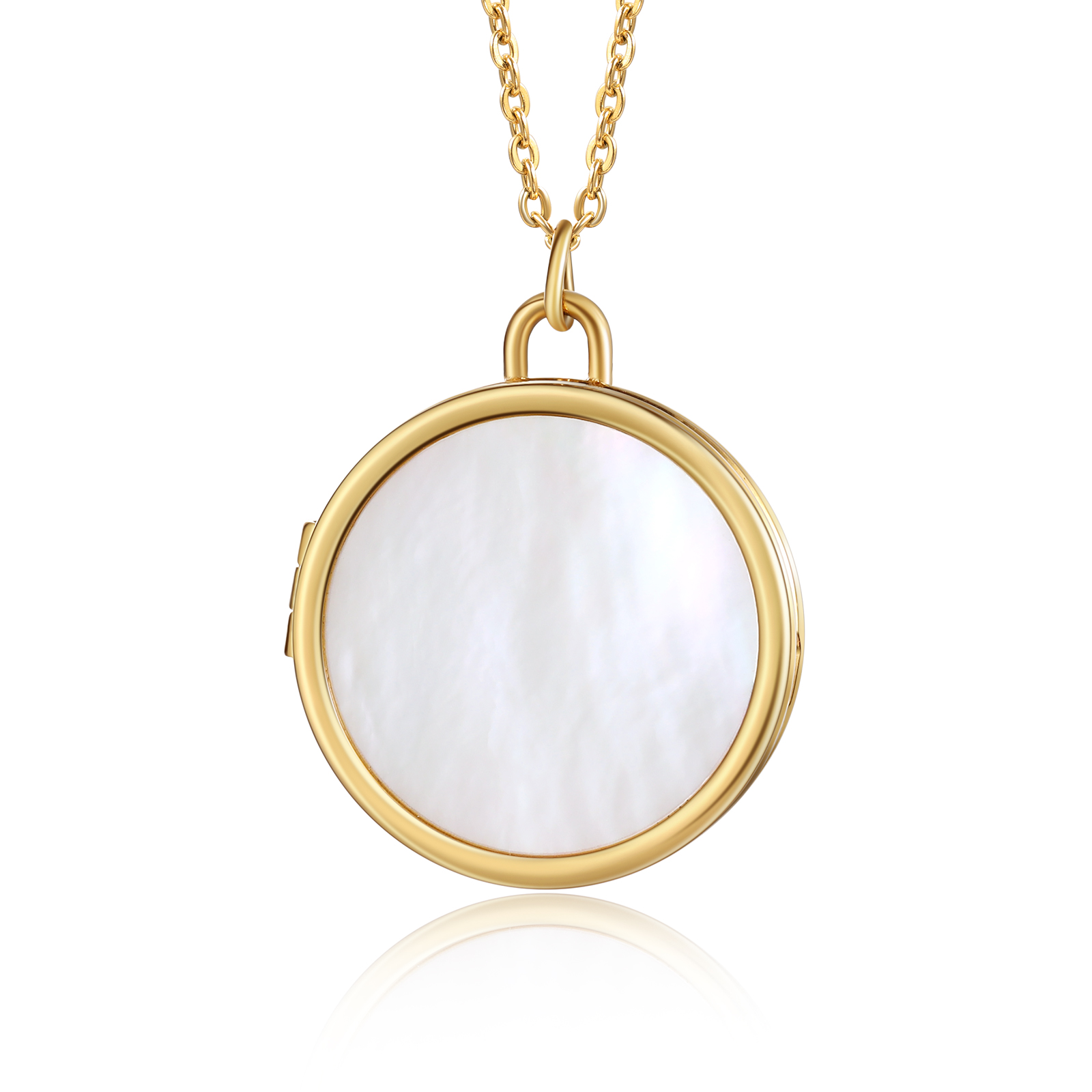 Always Love You Personalised Circle Photo Frame Necklace A Sentimental Custom Gift for Her