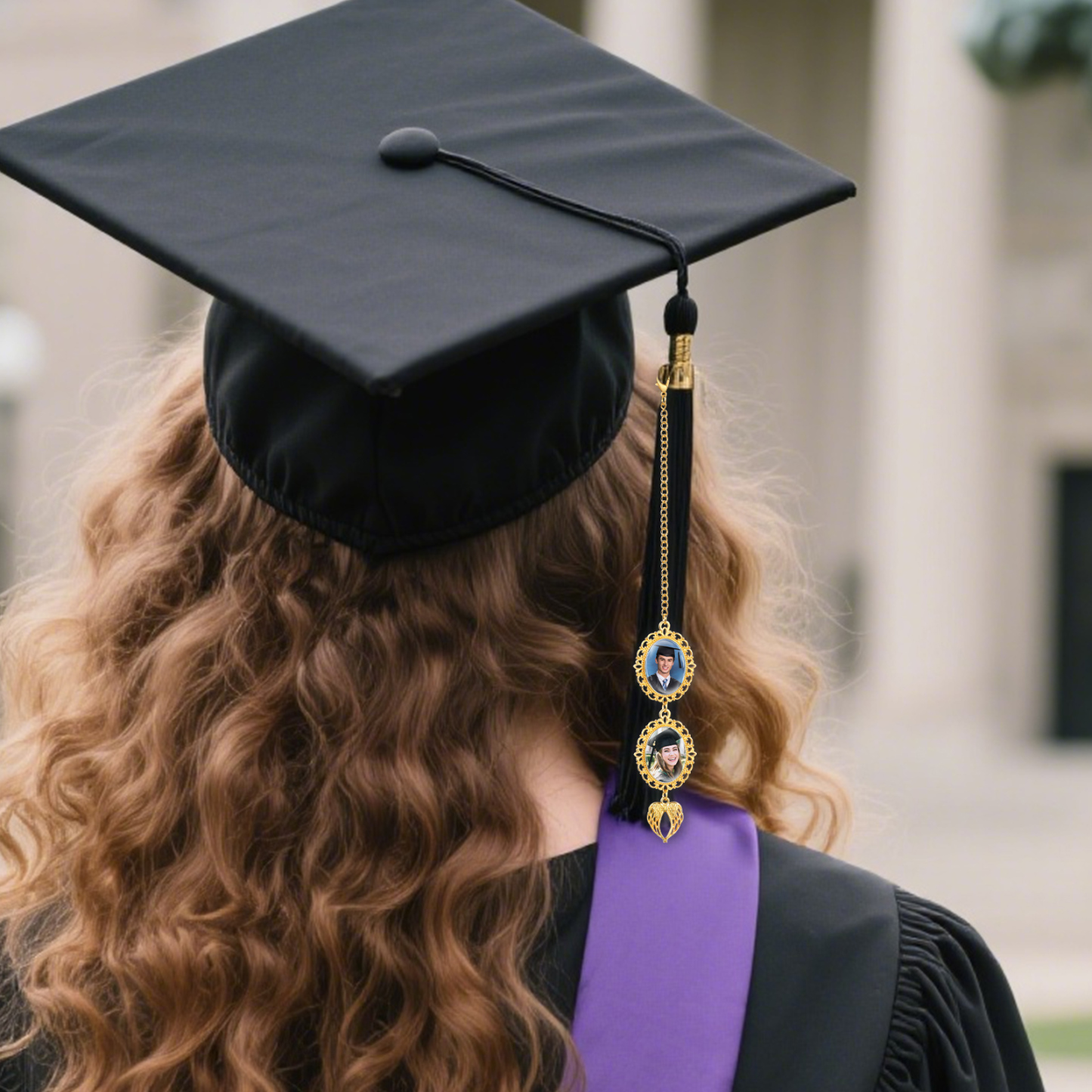 Personalised Graduation Hanging Ornament with 2 Custom Photos – Gift for Graduates | Jessemade