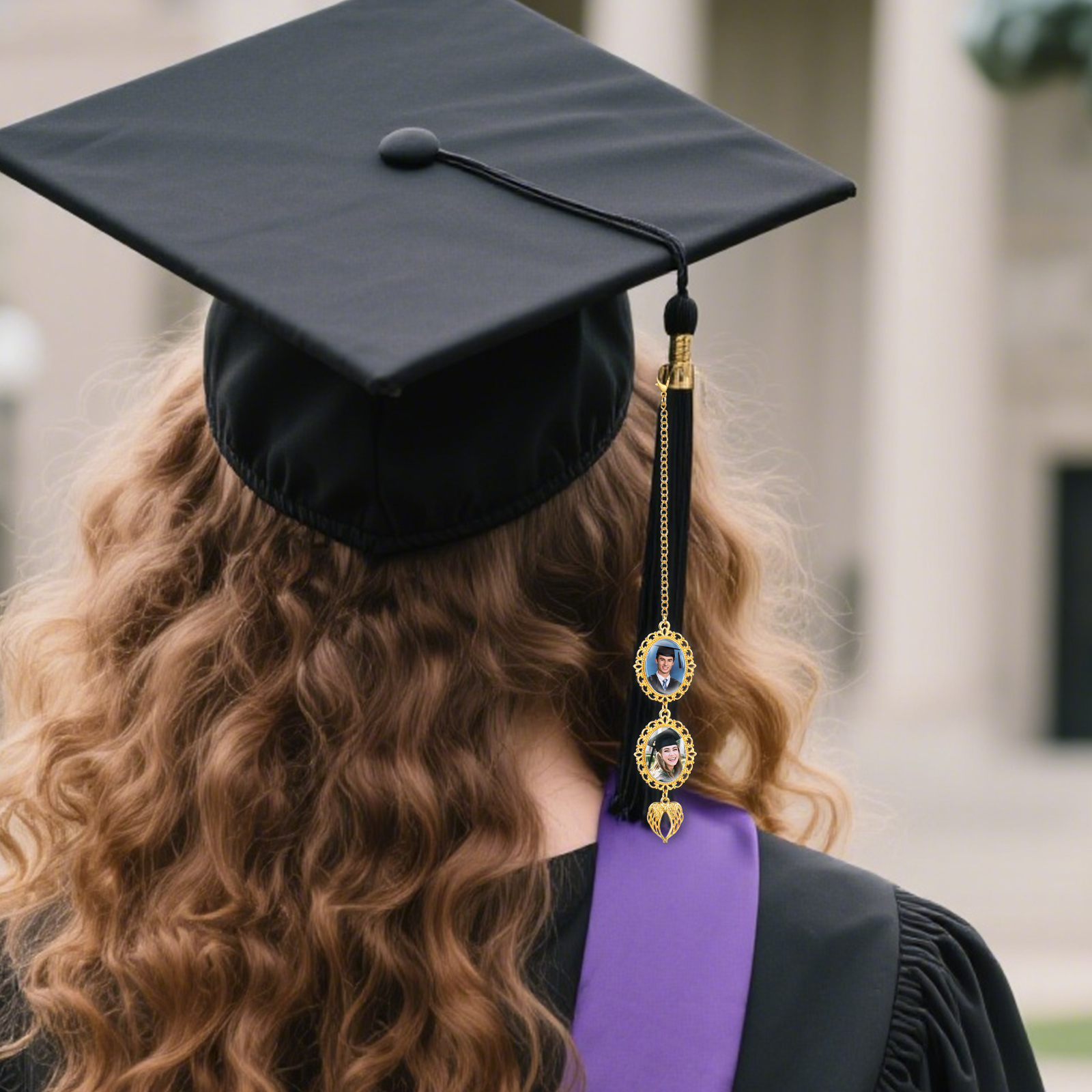 Personalised Graduation Hanging Ornament with 2 Custom Photos – Gift for Graduates | Jessemade