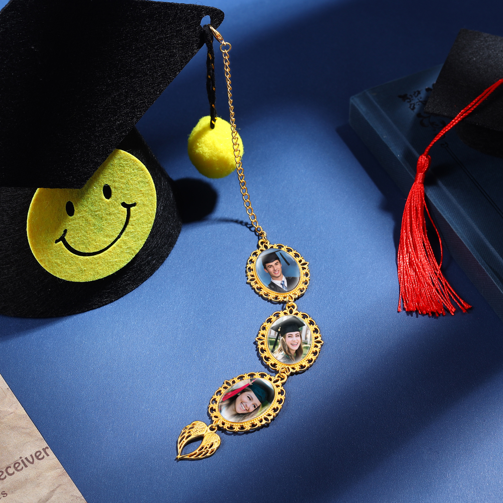 Personalised Graduation Hanging Ornament with 3 Custom Photos – Gift for Graduates | Jessemade
