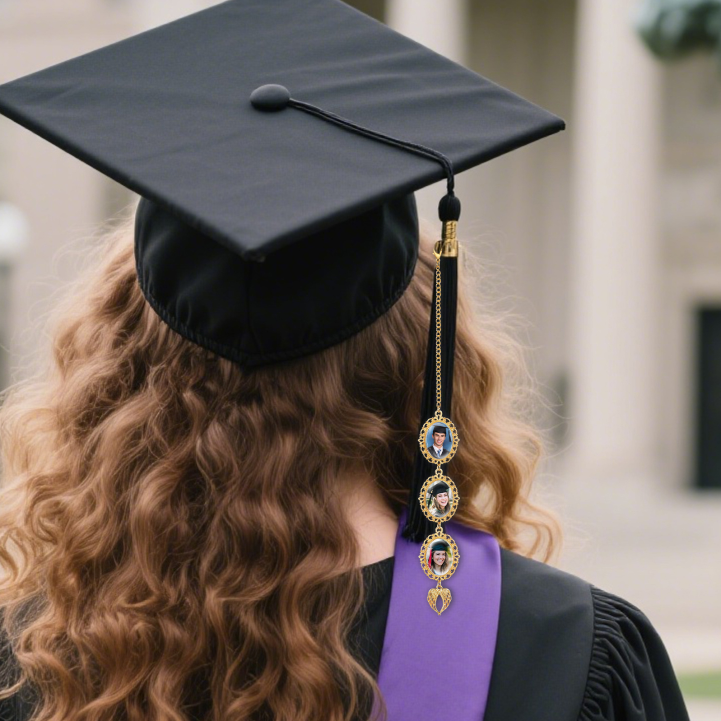 Personalised Graduation Hanging Ornament with 3 Custom Photos – Gift for Graduates | Jessemade