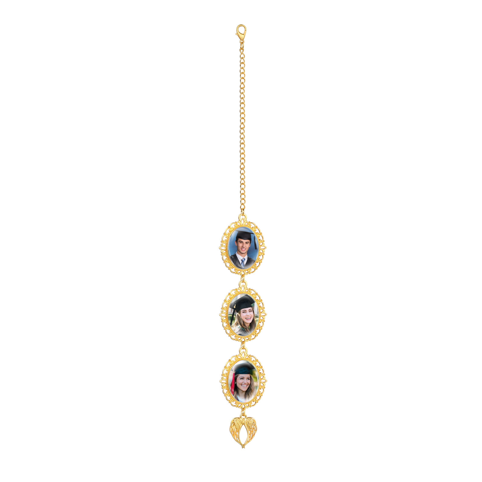 Personalised Graduation Hanging Ornament with 3 Custom Photos – Gift for Graduates | Jessemade