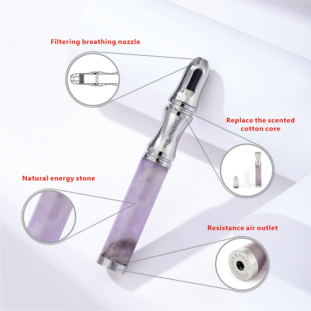 Natural Stone Anti-Stress Breathing Necklace