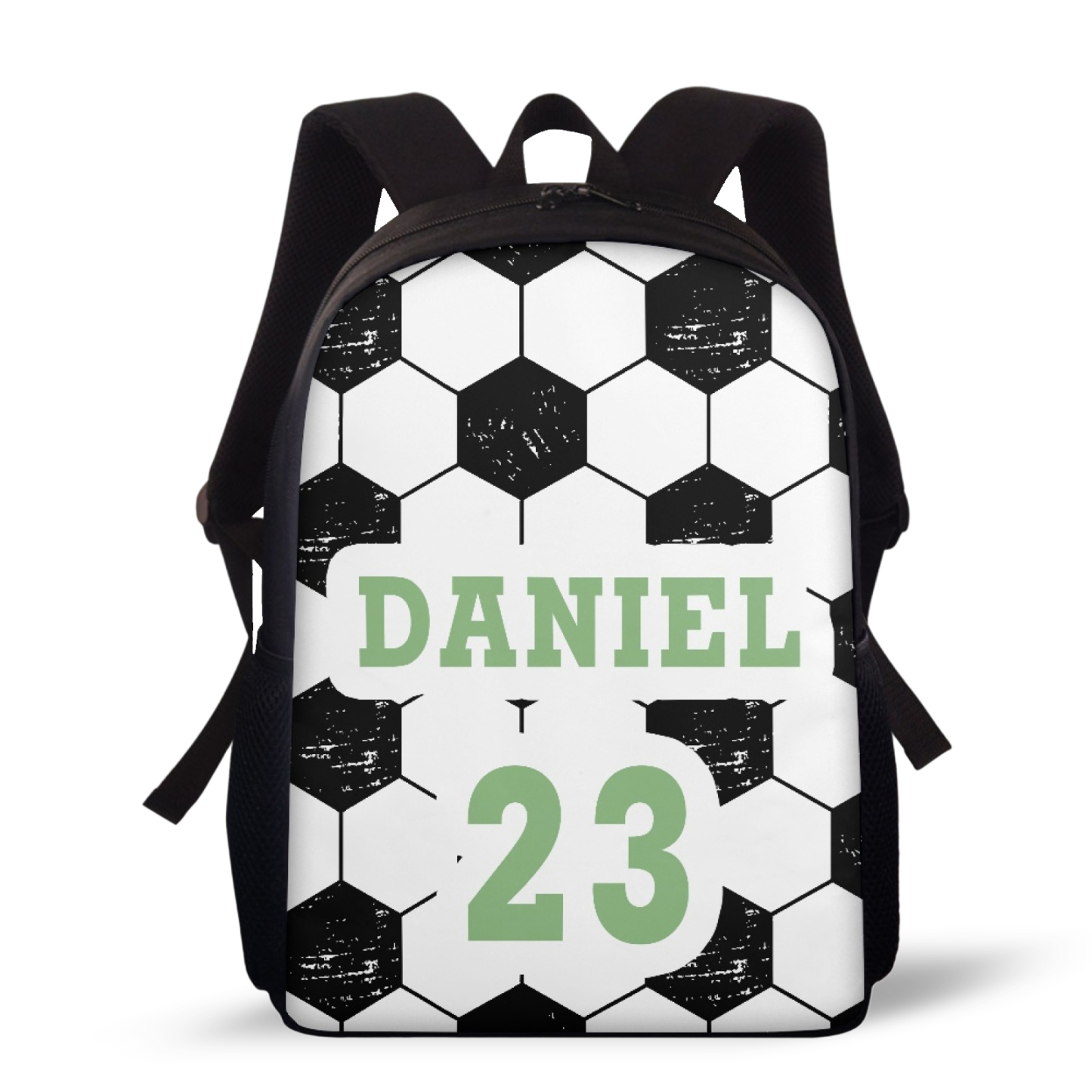 Personalized Soccer Backpack Kick It With Style Custom 1 Name and 1 Number Gift for Kids