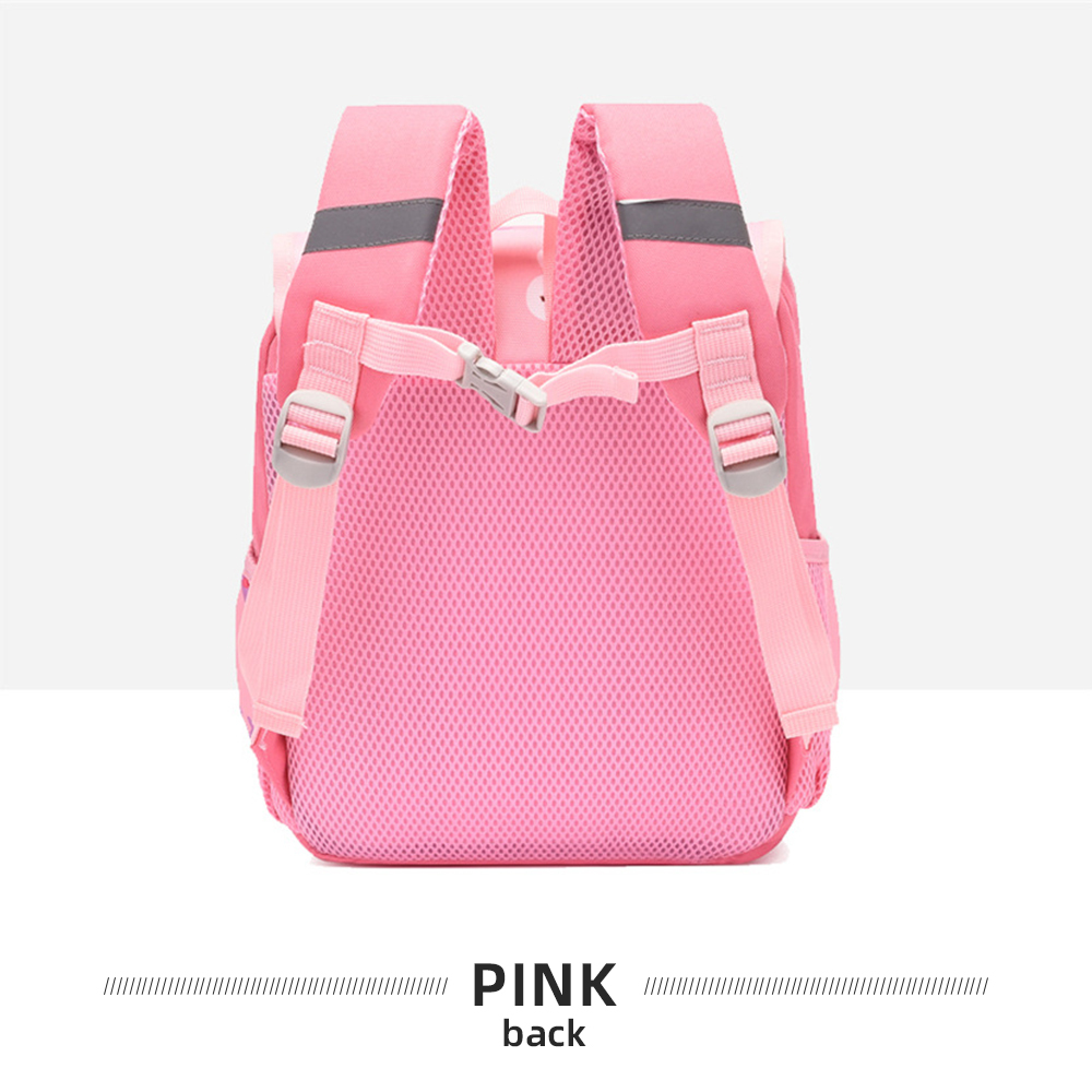 Personalised Pink Bunny Yellow Tiger Blue Dinosaur Children School Bag Embroidery Name Black Backpack Customised Schoolbag Travel Bag For Kids