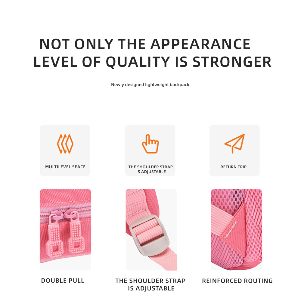 Personalised Pink Bunny Yellow Tiger Blue Dinosaur Children School Bag Embroidery Name Black Backpack Customised Schoolbag Travel Bag For Kids