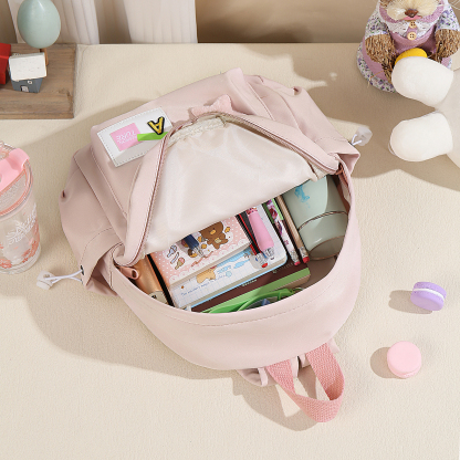 Personalised Name Cute School Bag Custom Nylon Backpack Back To School Gift for Kids-Jessemade AU