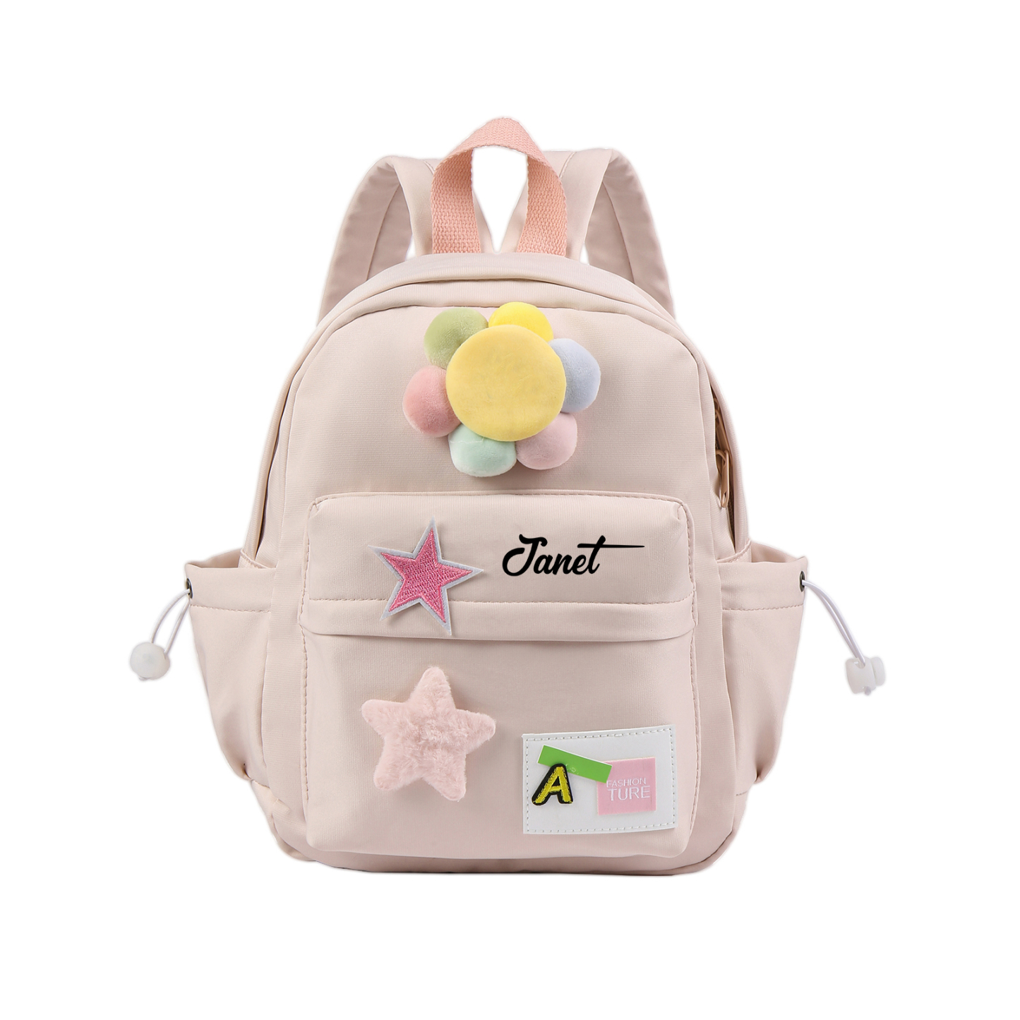Personalised Name Cute School Bag Custom Nylon Backpack Back To School Gift for Kids-Jessemade AU