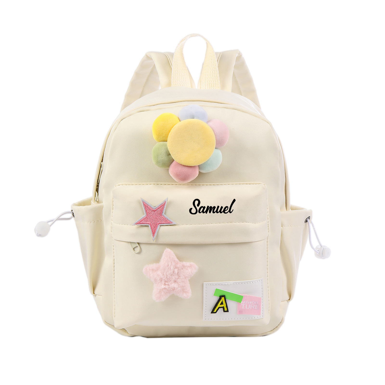 Personalised Name Cute School Bag Custom Nylon Backpack Back To School Gift for Kids-Jessemade AU