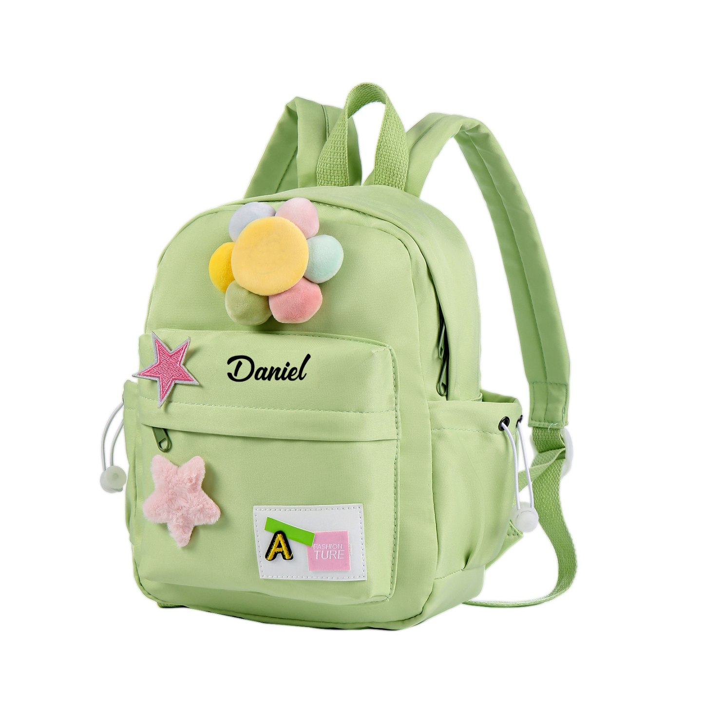 Personalised Name Cute School Bag Custom Nylon Backpack Back To School Gift for Kids-Jessemade AU
