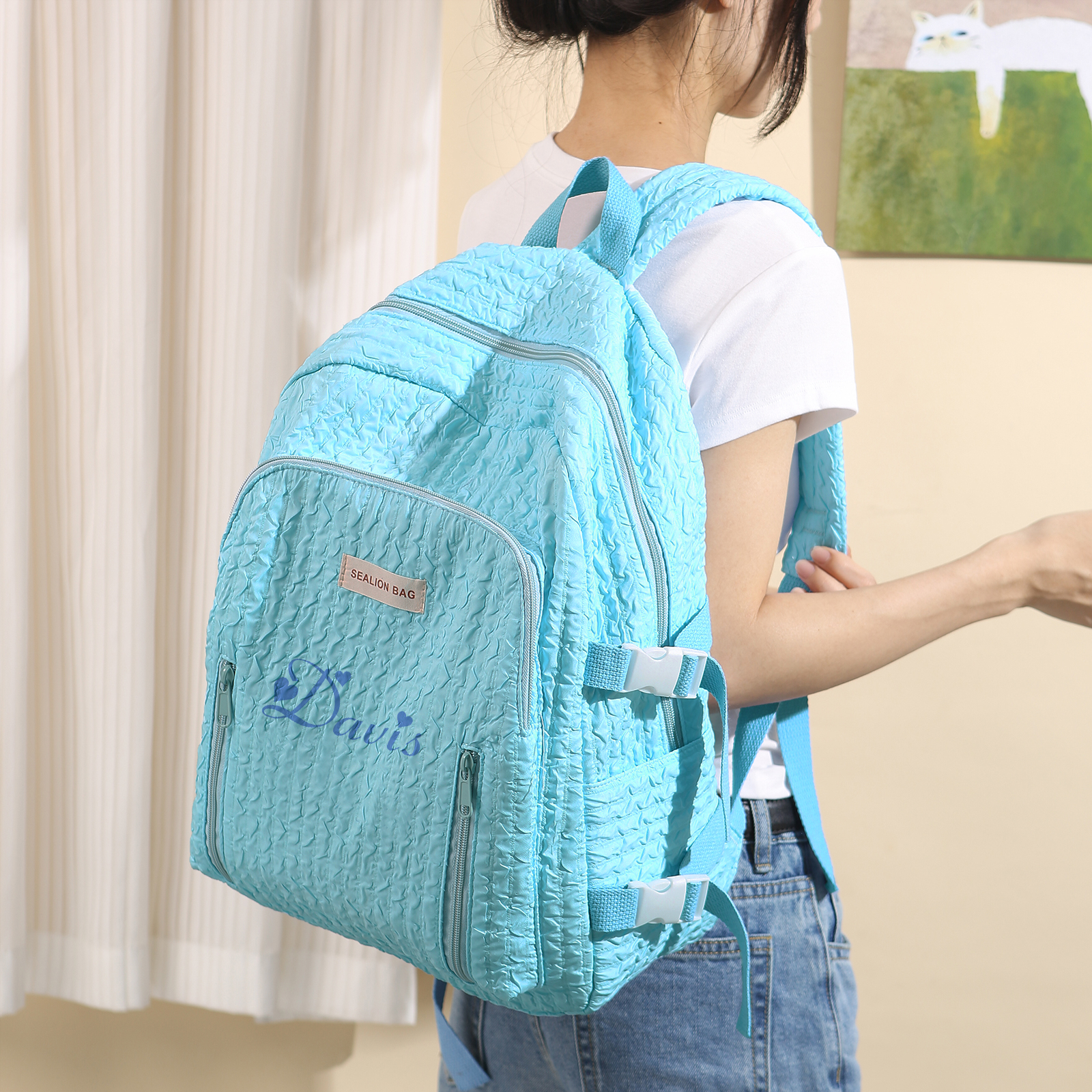 Personalised School Bag with Custom Name – Back to School Gift for Kids | Jessemade