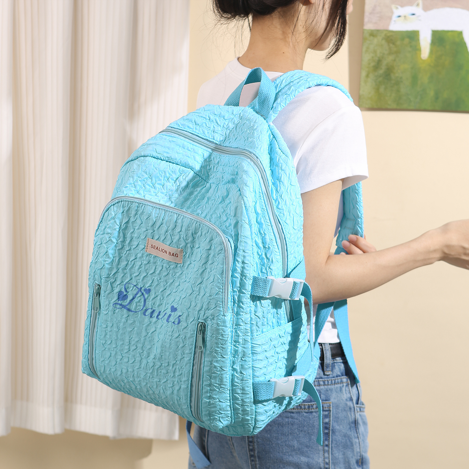 Personalised School Bag with Custom Name – Back to School Gift for Kids | Jessemade