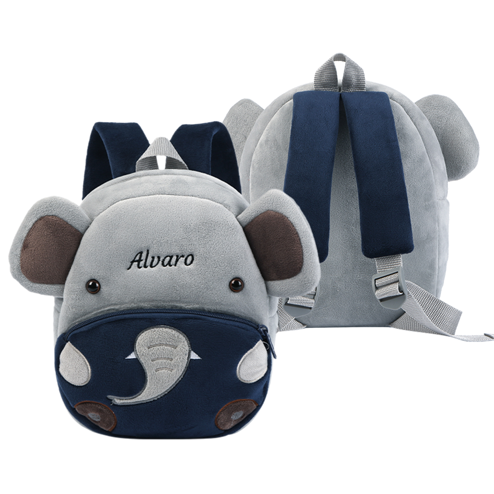 Personalised Kids School Bag with Name & Animals – Back to School Gift | Jessemade