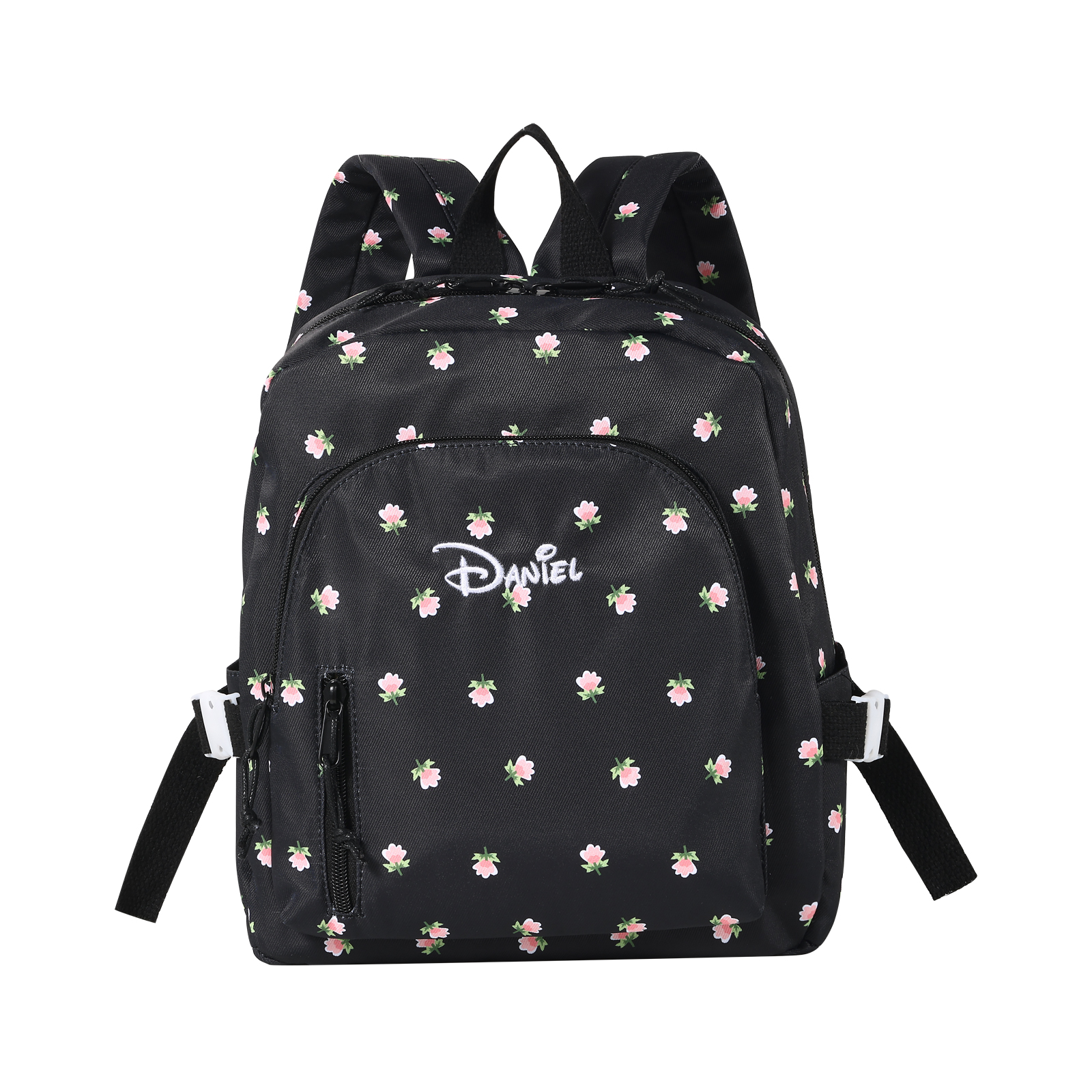 Personalised Kids School Bag with Name & Flowers – Back to School Gift | Jessemade
