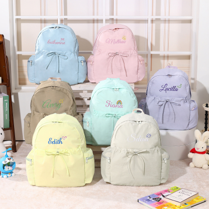 Personalised Kids School Bag with Name & Pattern – Back to School Gift | Jessemade