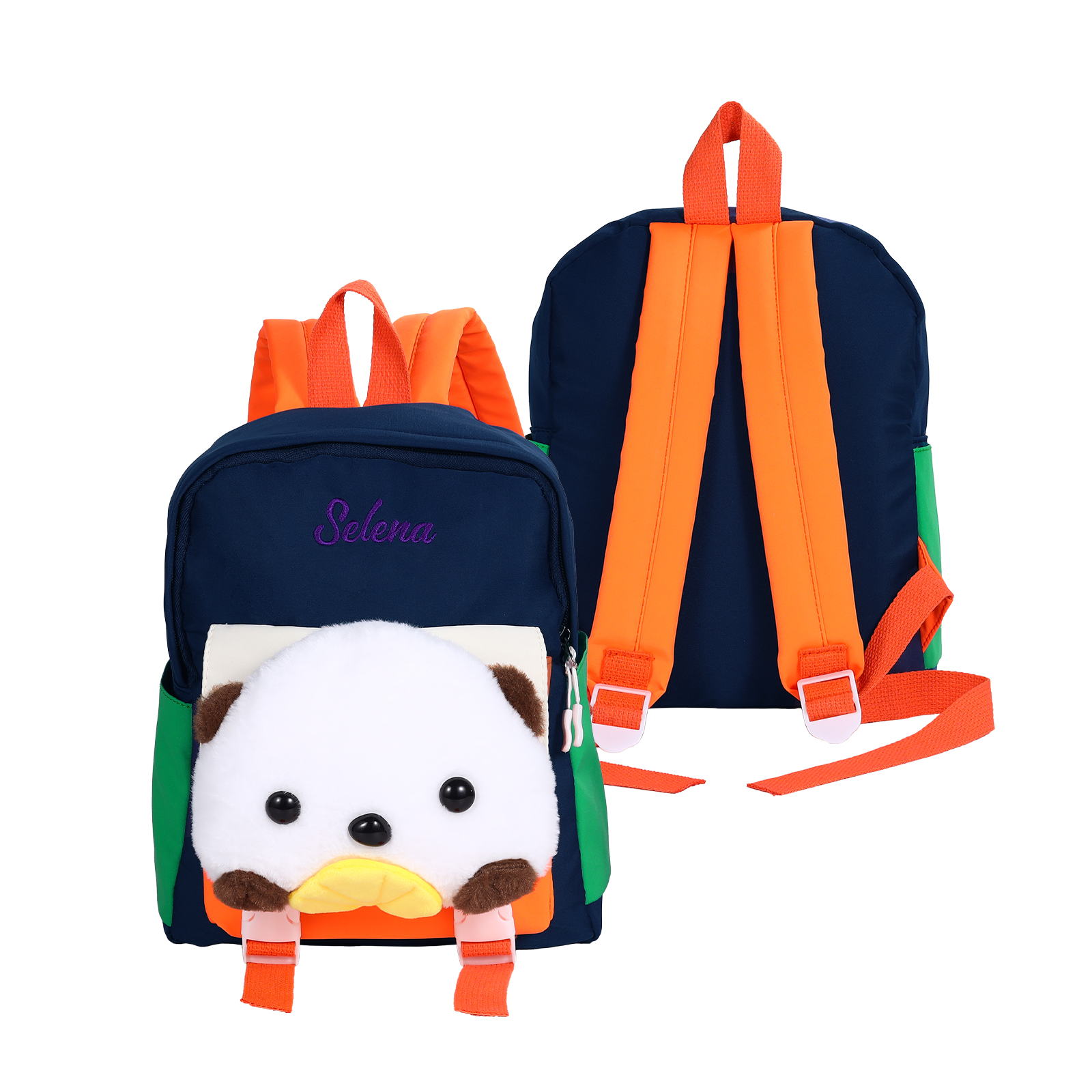 Personalised Kids Puppy Bag with Custom Name – Back to School Gift | Jessemade