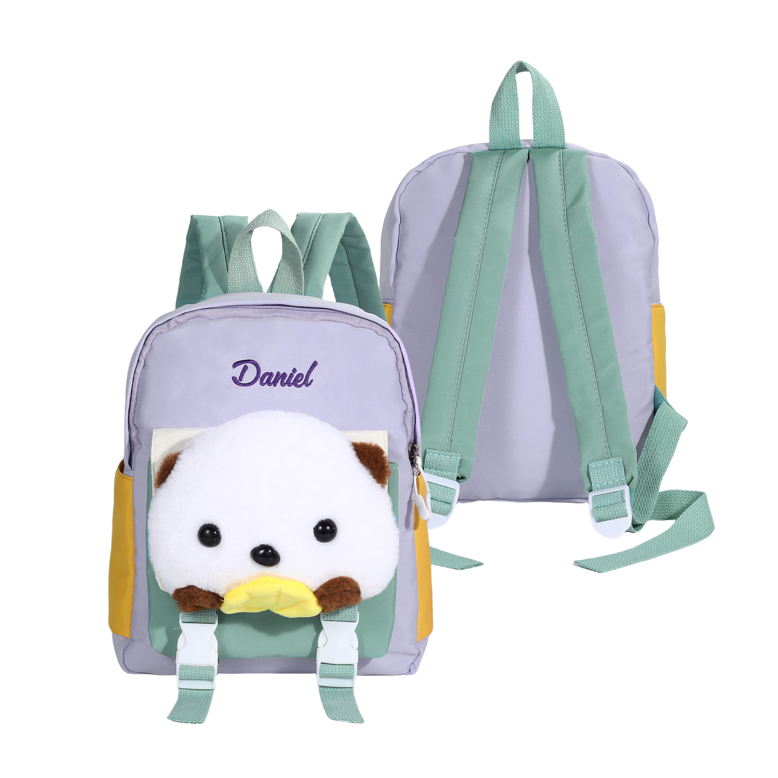 Personalised Kids Puppy Bag with Custom Name – Back to School Gift | Jessemade