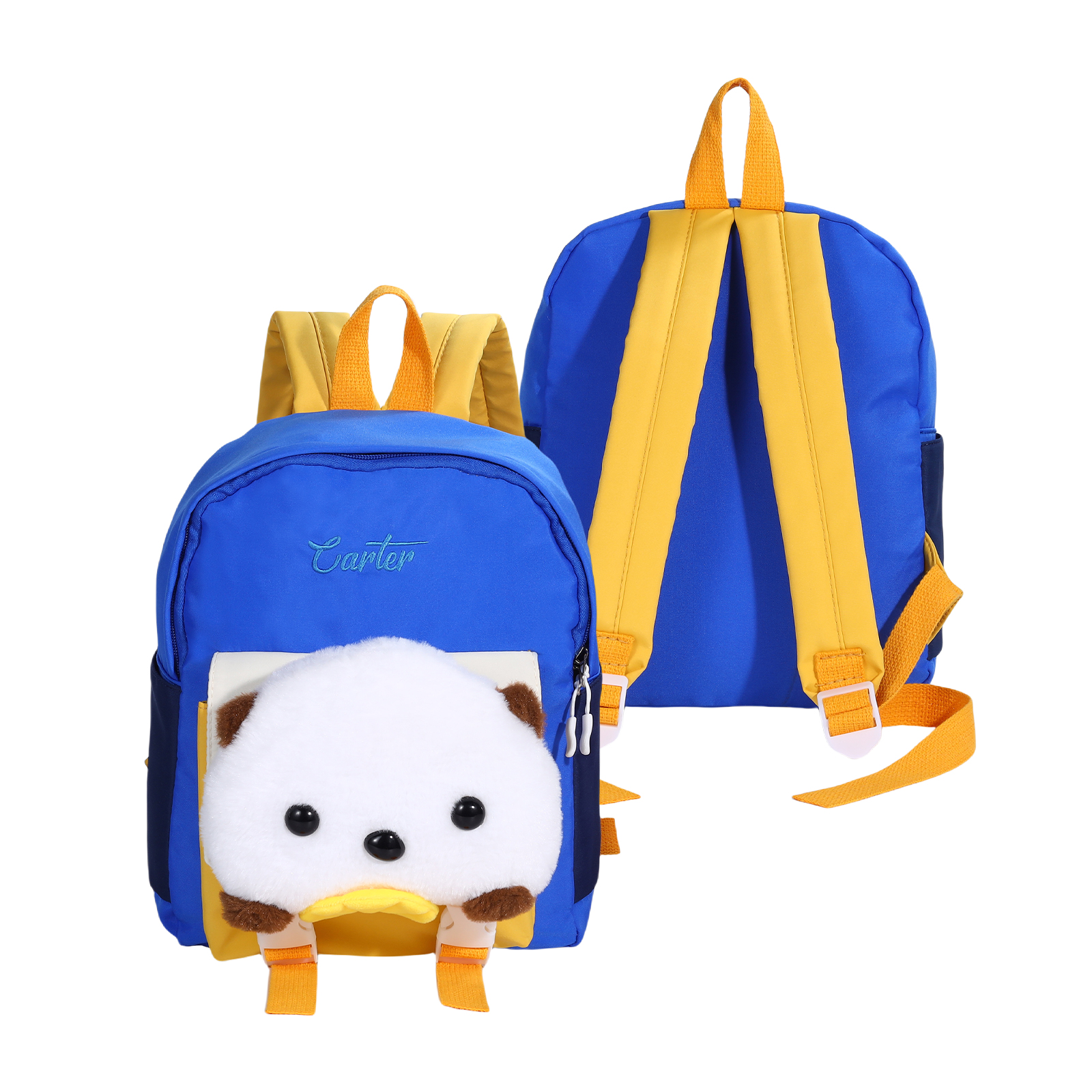 Personalised Kids Puppy Bag with Custom Name – Back to School Gift | Jessemade