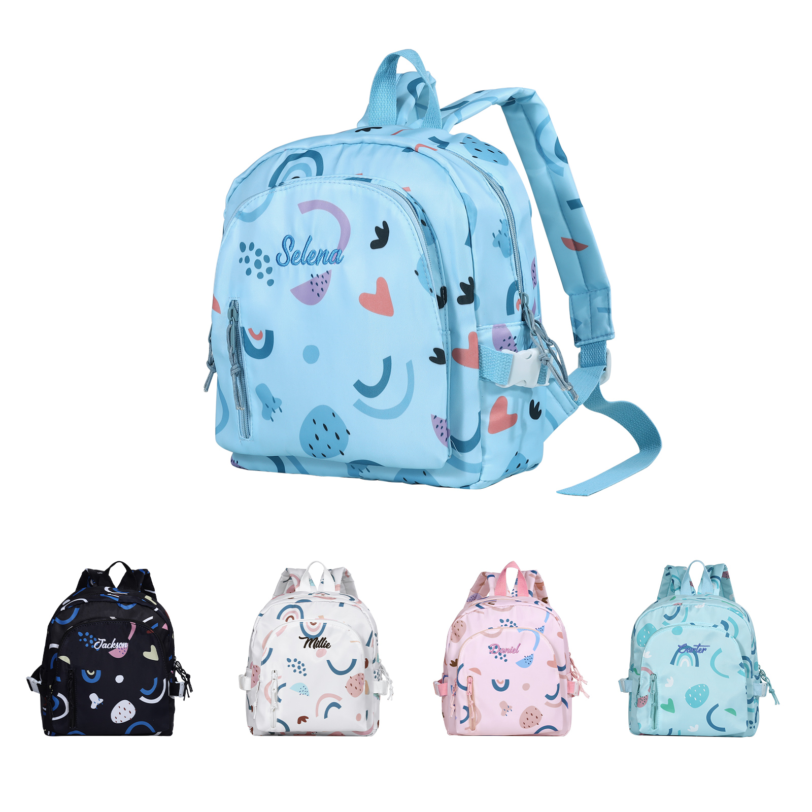[Copy]Personalised Star Backpack with 1 Custom Name and Colour, 5 Colours | Jessemade