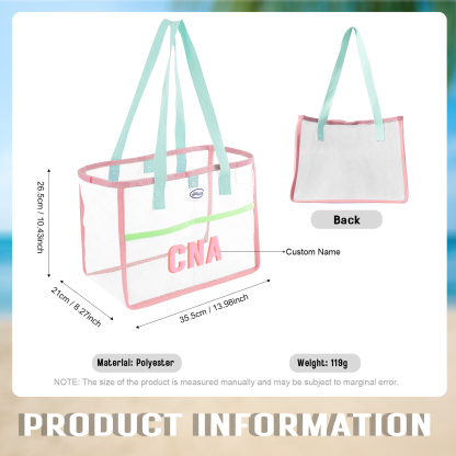 Personalised Tote Bag with Custom Name – 6 Style Options, Practical & Trendy Gift | Jessemade