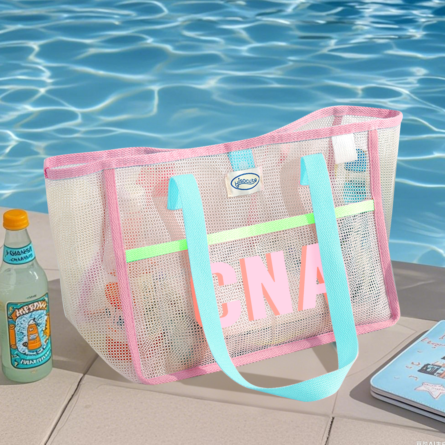 Personalised Tote Bag with Custom Name – 6 Style Options, Practical & Trendy Gift | Jessemade