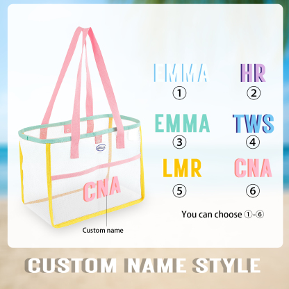 Personalised Tote Bag with Custom Name – 6 Style Options, Practical & Trendy Gift | Jessemade