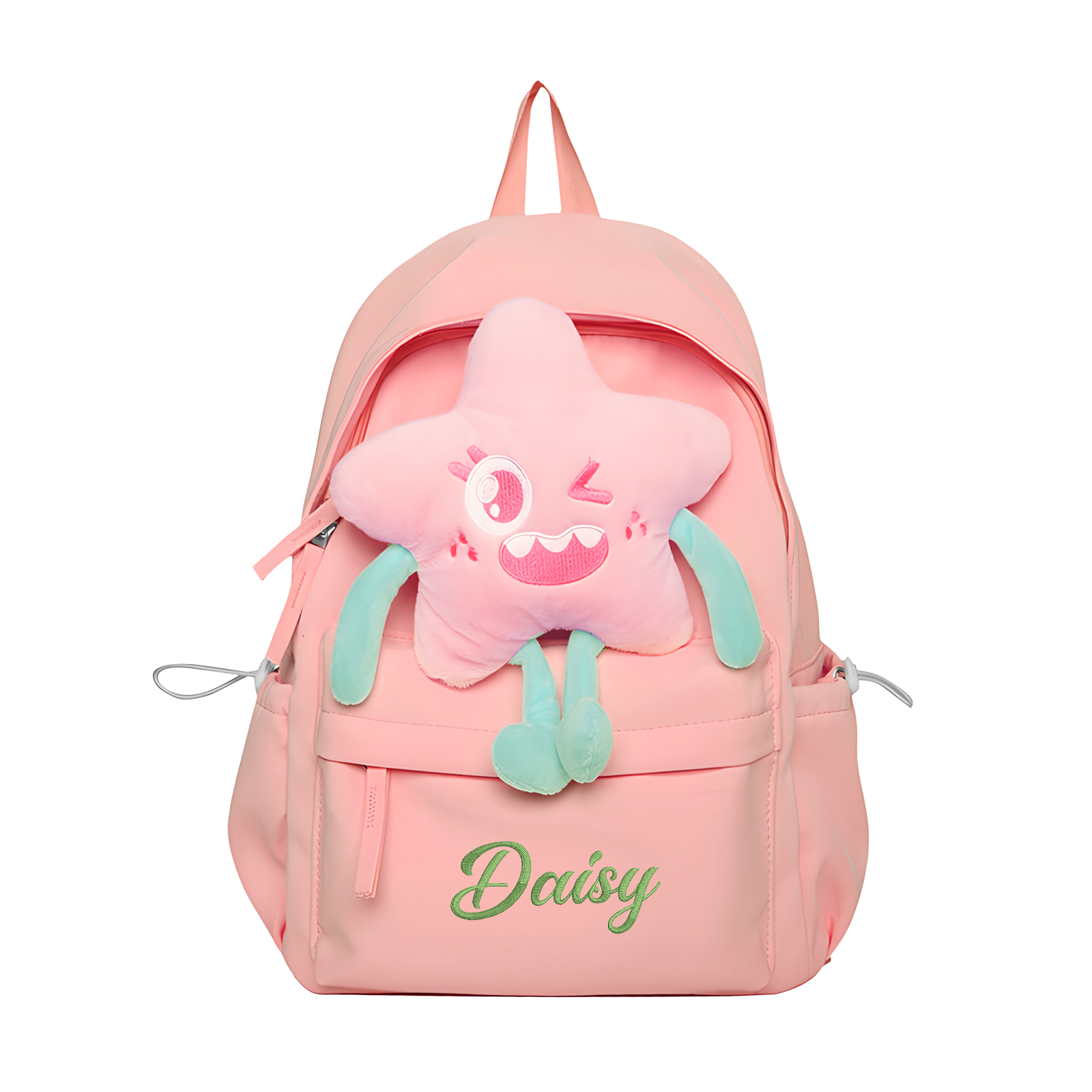 Personalised Star Backpack with 1 Custom Name and Colour, 5 Colours | Jessemade