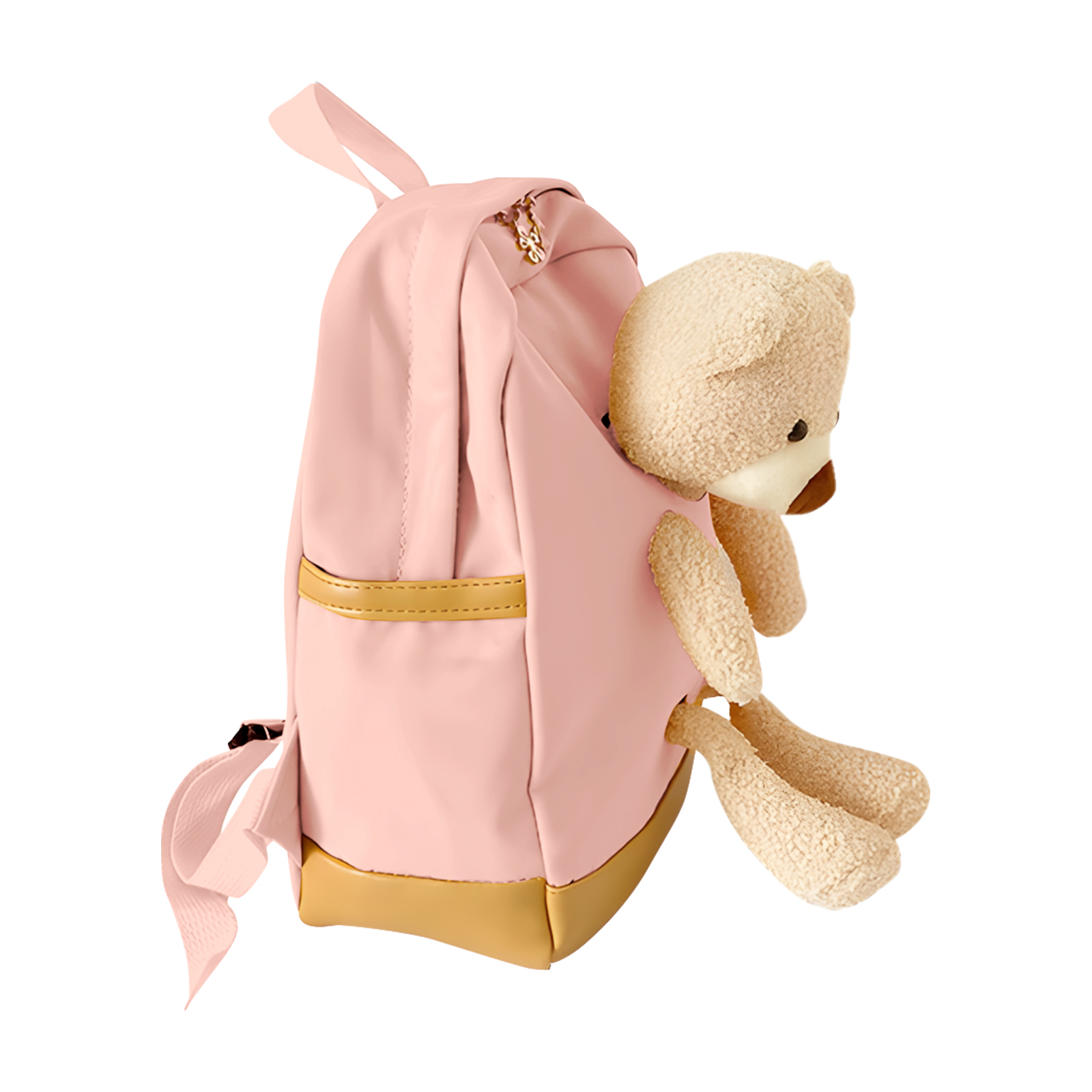 Personalised Teddy Bear Children's Backpack – Custom Name Rucksack, Cute Plush School Bag for Kids (Multiple Colours) – Back to School Gift | Jessemade