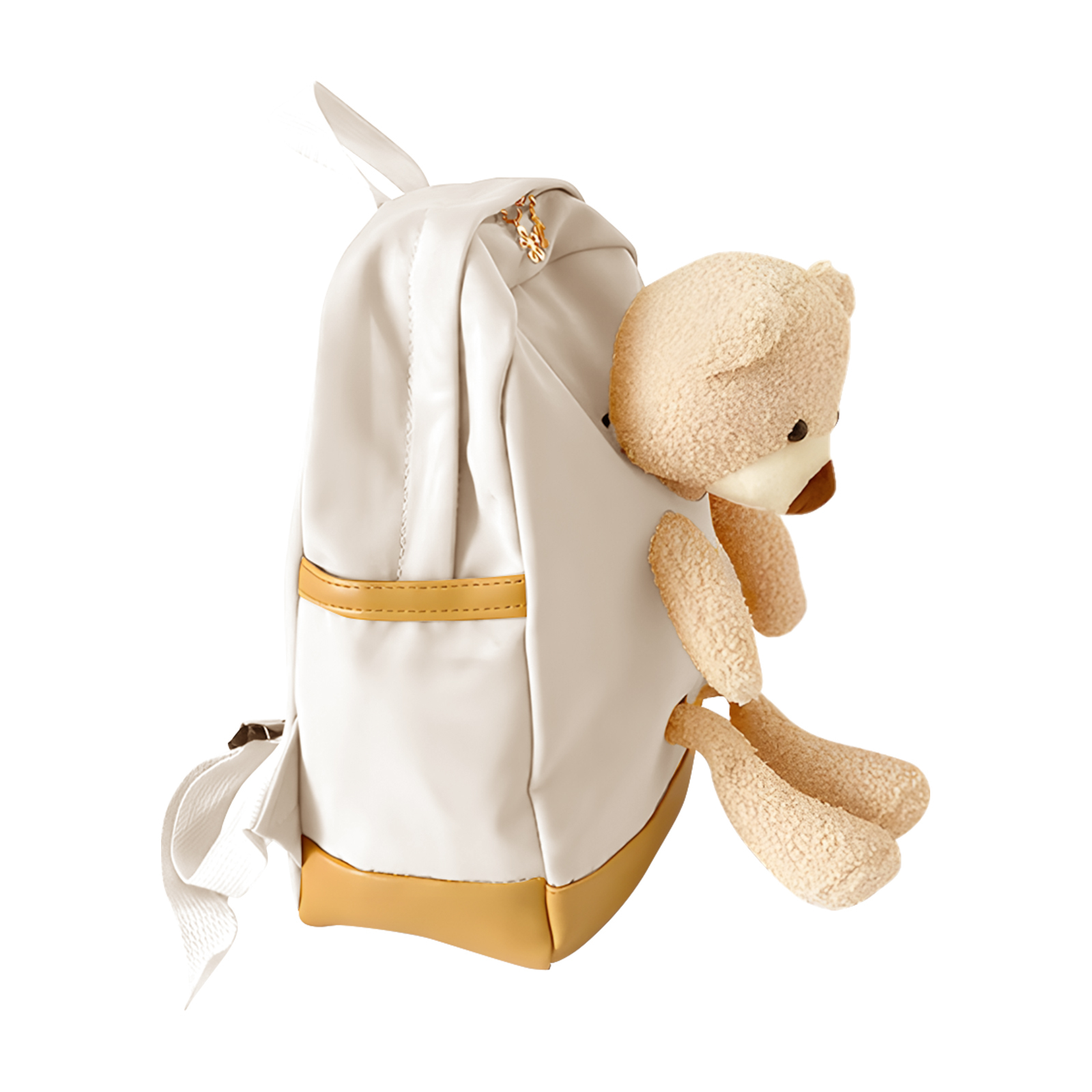 Personalised Teddy Bear Children's Backpack – Custom Name Rucksack, Cute Plush School Bag for Kids (Multiple Colours) – Back to School Gift | Jessemade