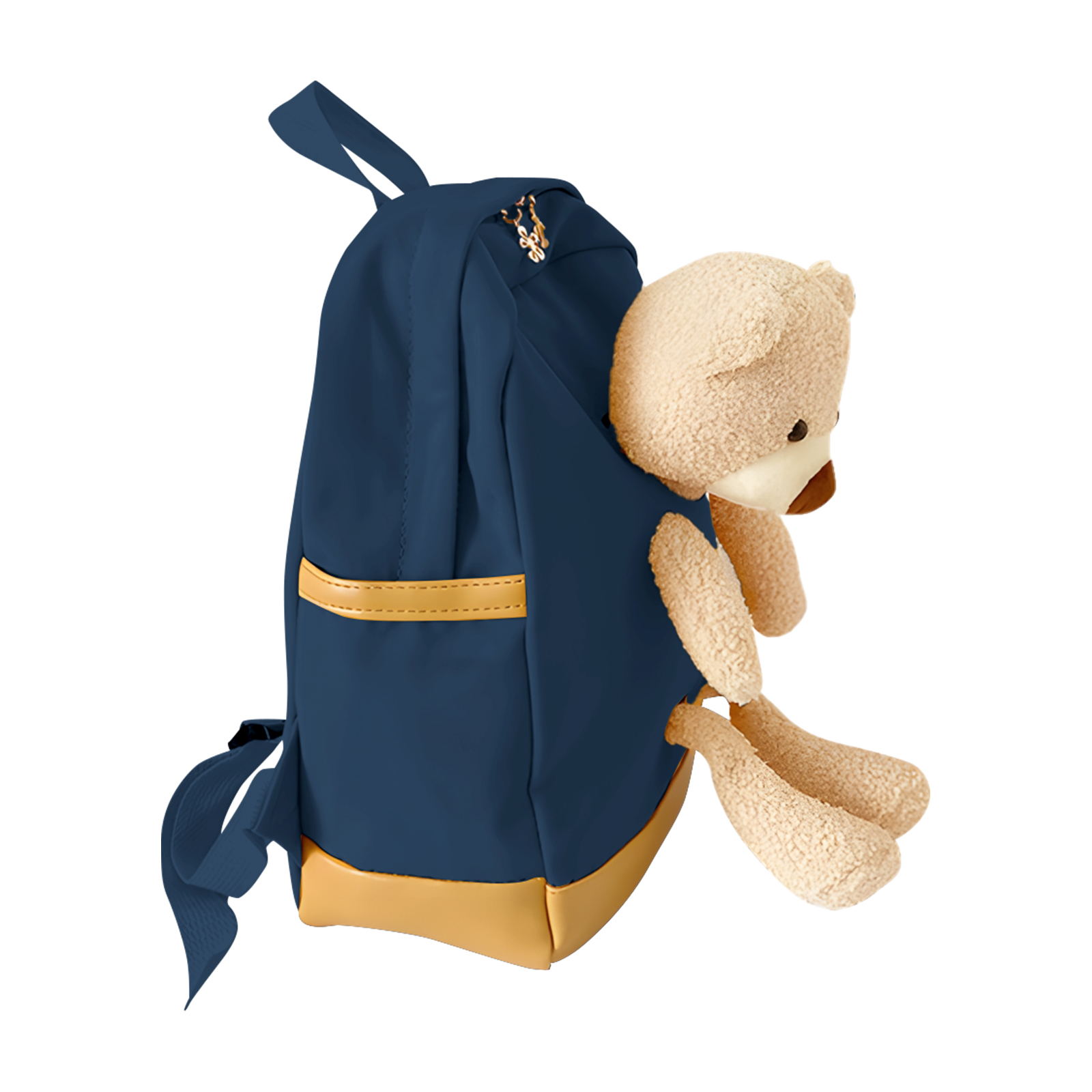 Personalised Teddy Bear Children's Backpack – Custom Name Rucksack, Cute Plush School Bag for Kids (Multiple Colours) – Back to School Gift | Jessemade
