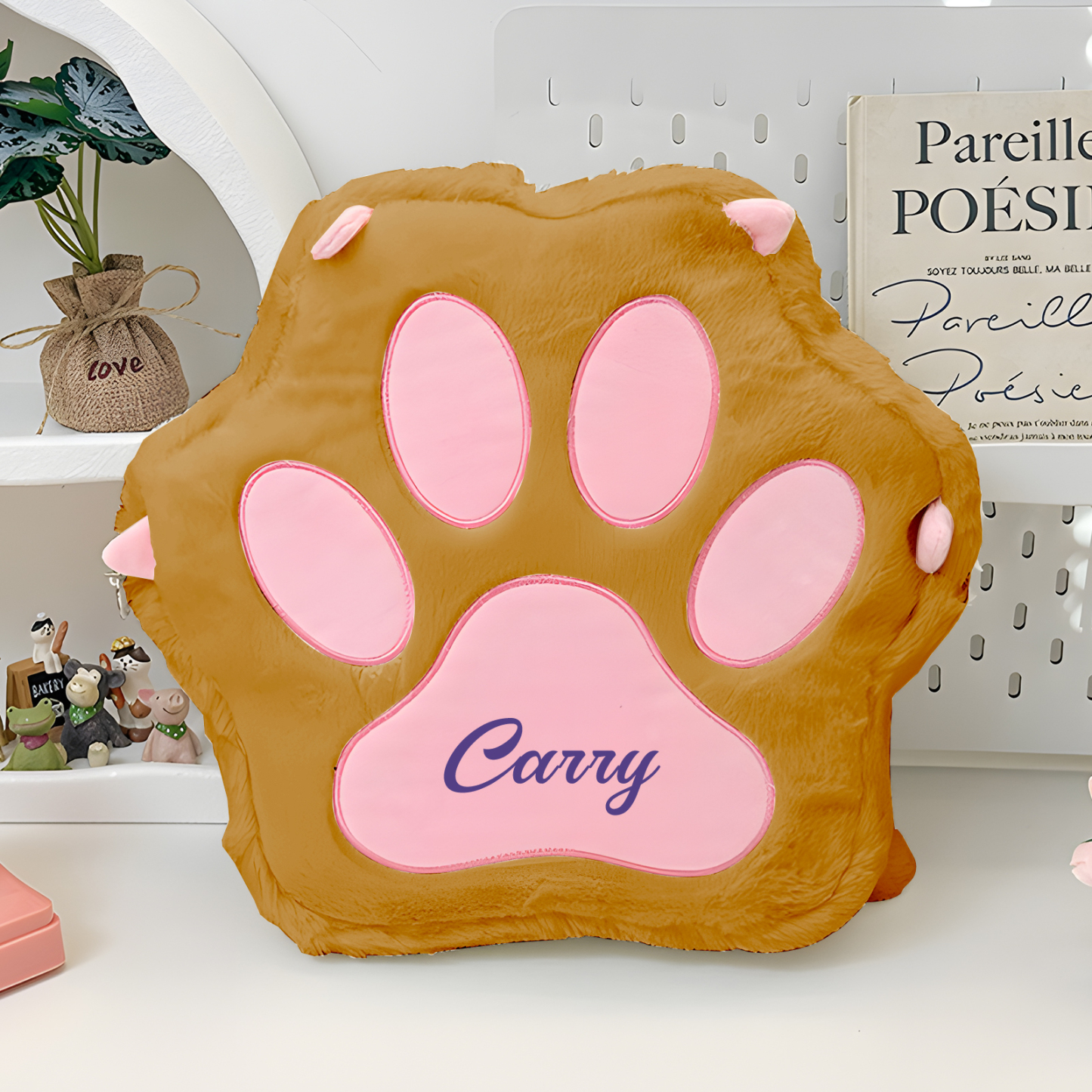 Personalised Cat Paw Backpack with Custom Name and Colour, 4 Styles | Jessemade