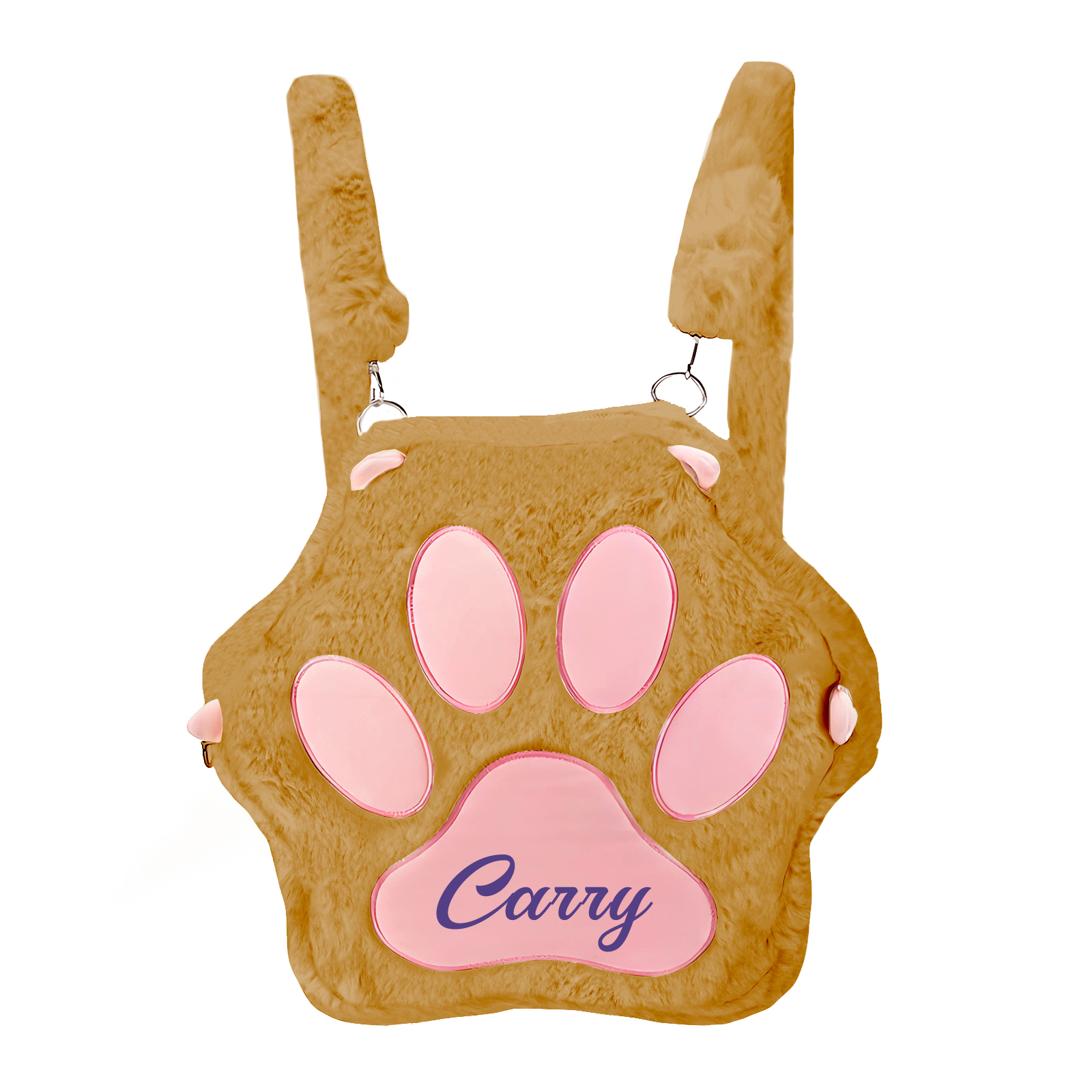 Personalised Cat Paw Backpack with Custom Name and Colour, 4 Styles | Jessemade