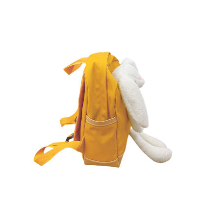 Personalised Backpack with Bunny Plush and 1 Custom Name – Back to School Gift | Jessemade