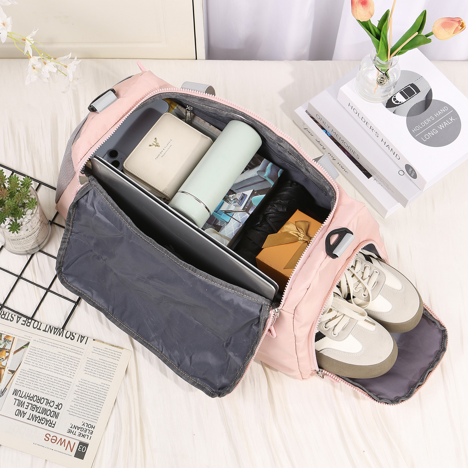 Personalised Travel Bag with Custom Name Perfect Gift for Men & Women