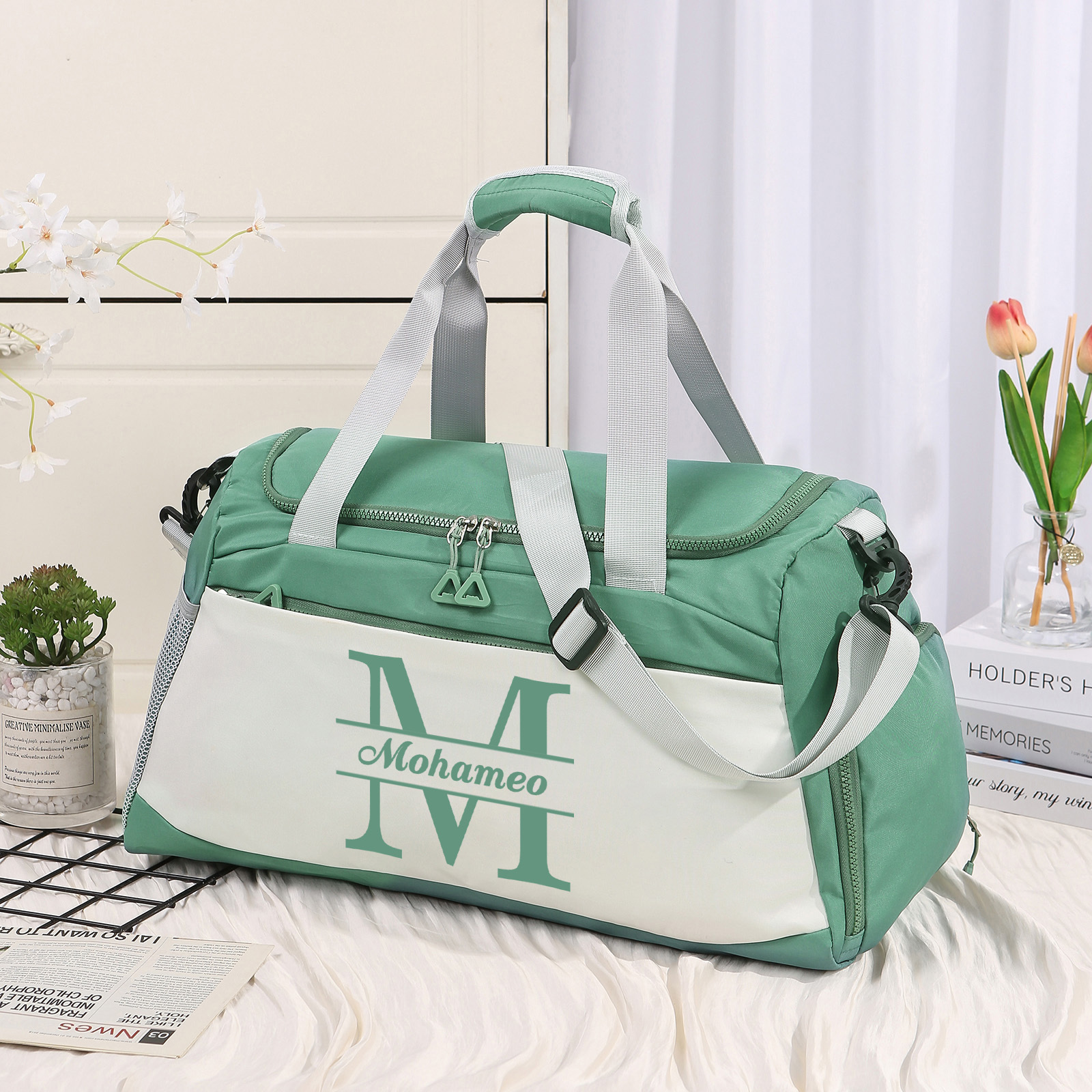Personalised Travel Bag with Custom Name Perfect Gift for Men & Women