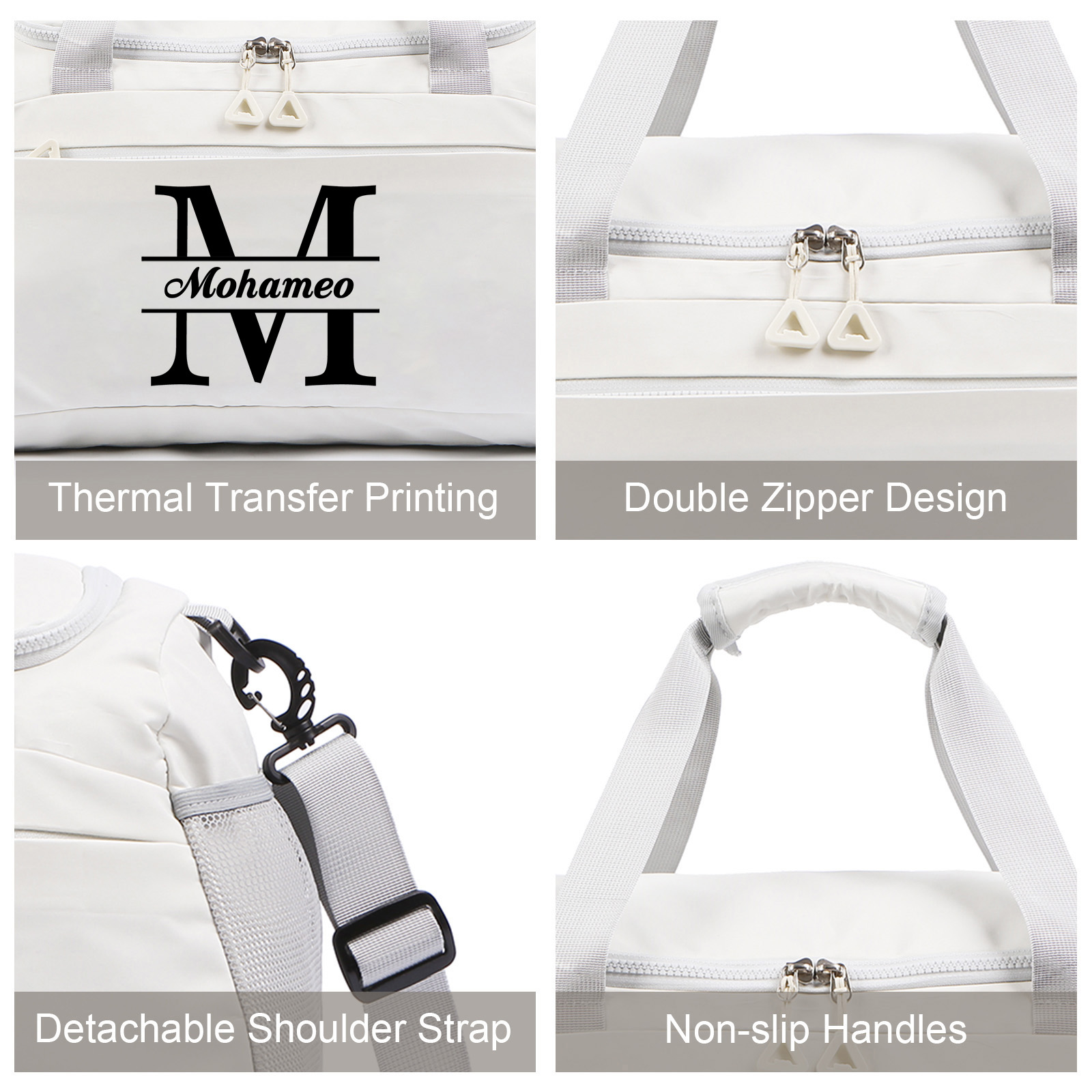Personalised Travel Bag with Custom Name Perfect Gift for Men & Women