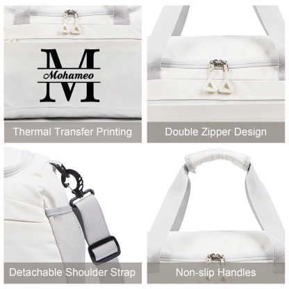Personalised Travel Bag with Custom Name Perfect Gift for Men & Women
