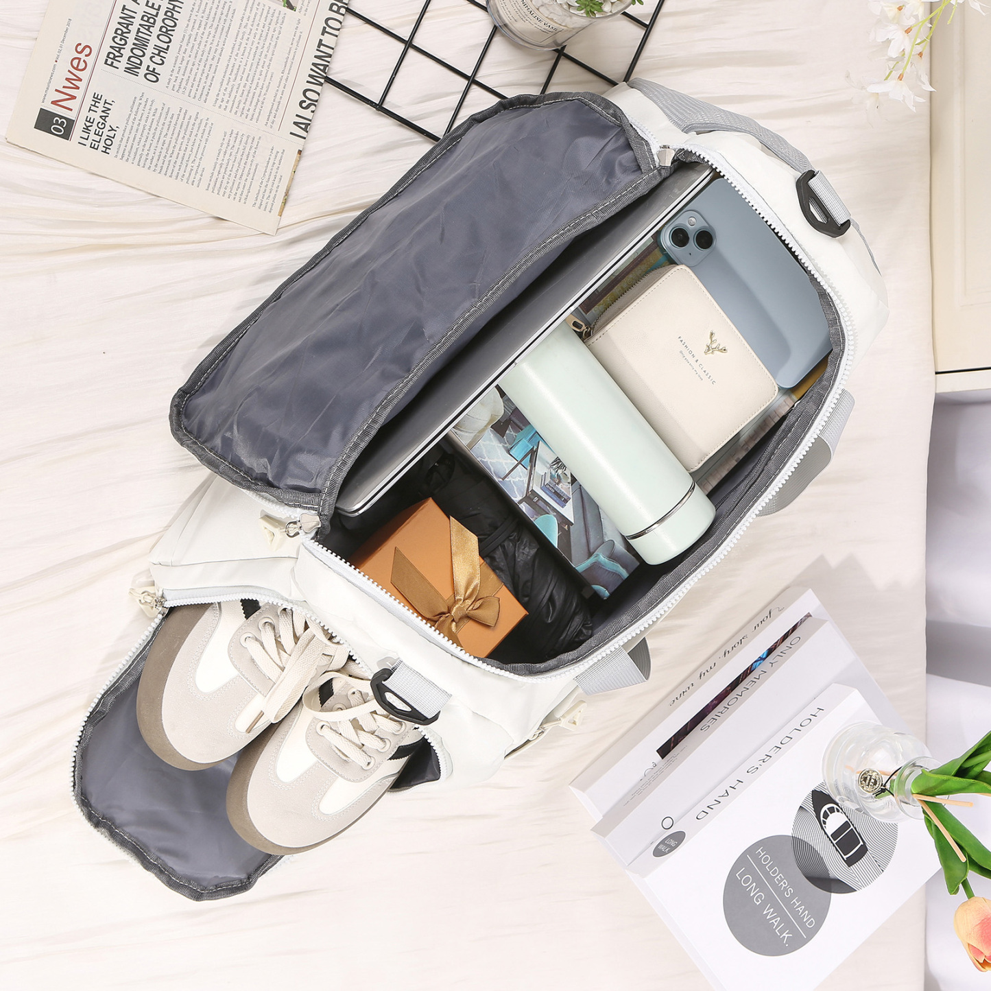 Personalised Travel Bag with Custom Name Perfect Gift for Men & Women