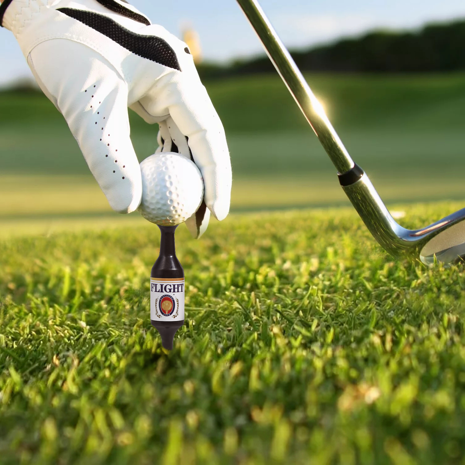 Virtually Unbreakable Golf Tees Recyclable Plastic Golf Tee 6 Pack Gift for Him