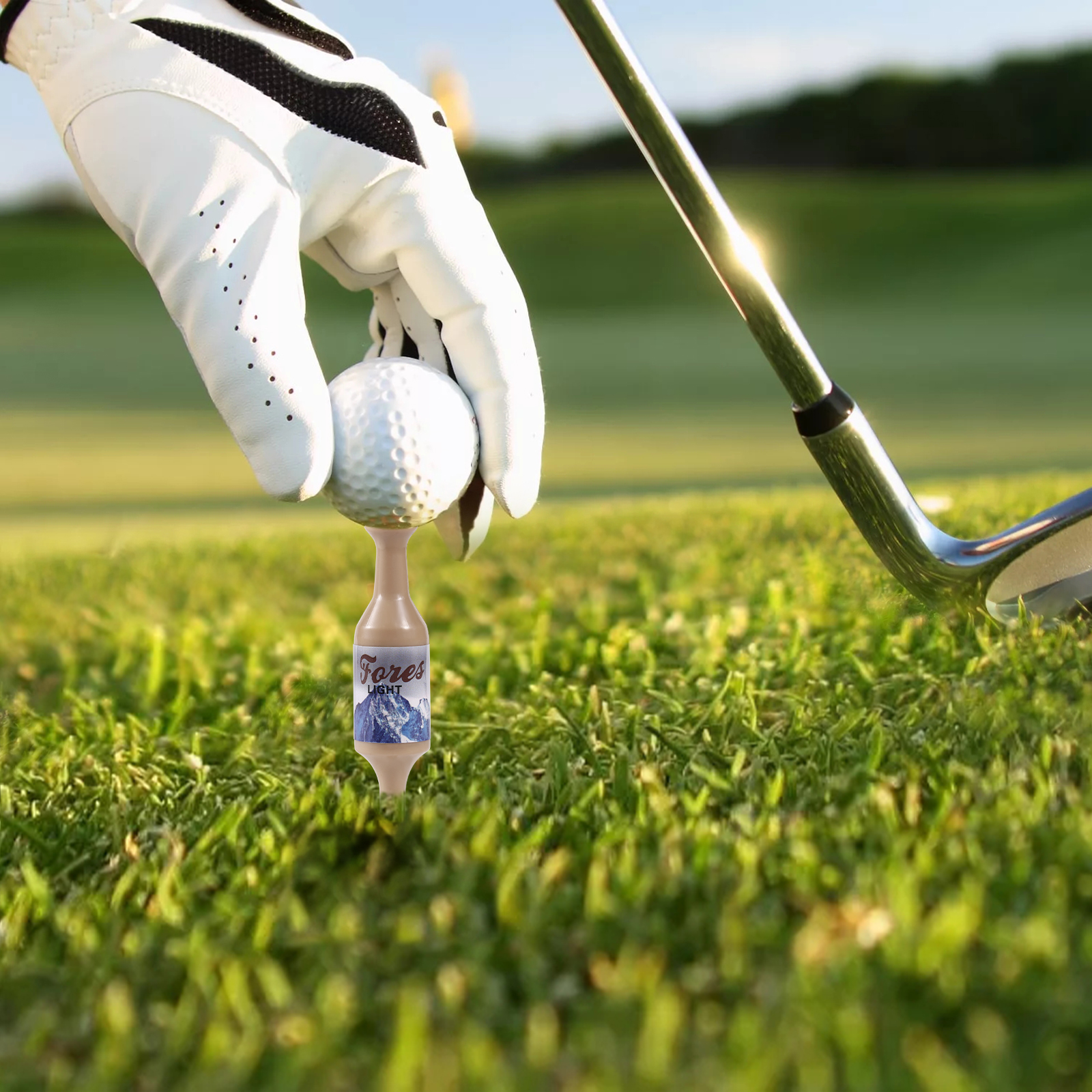 Virtually Unbreakable Golf Tees Recyclable Plastic Golf Tee 6 Pack Gift for Him