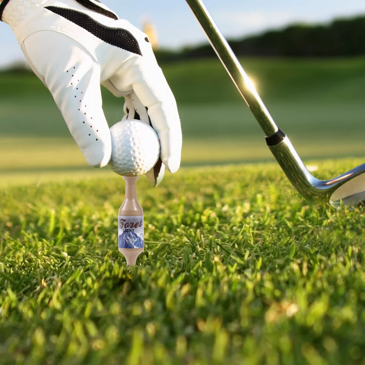 Virtually Unbreakable Golf Tees Recyclable Plastic Golf Tee 6 Pack Gift for Him