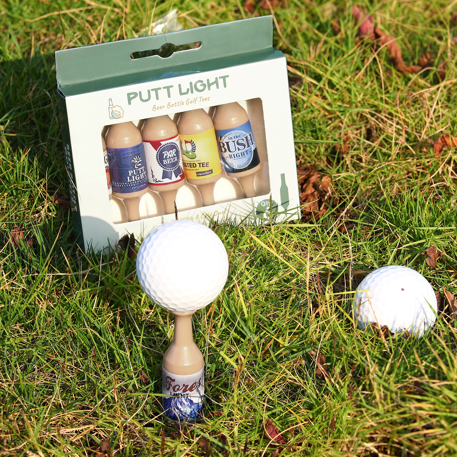 Virtually Unbreakable Golf Tees Recyclable Plastic Golf Tee 6 Pack Gift for Him