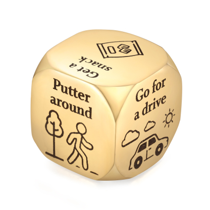 Personalised Retirement Dice Custom 6 Patterns Funny Gifts for Family Friends | Jessemade-Jessemade AU