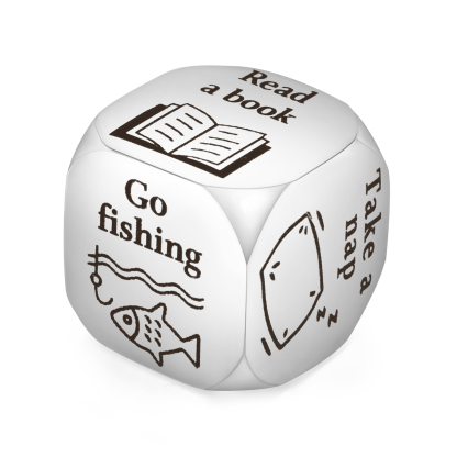 Personalised Retirement Dice Custom 6 Patterns Funny Gifts for Family Friends | Jessemade-Jessemade AU