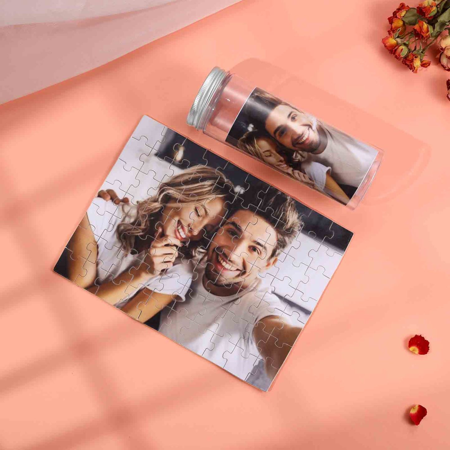Personalised Canned Custom Photo Puzzle Custom 1 Photo 70 or 120 Pieces Gift for Her | Jessemade